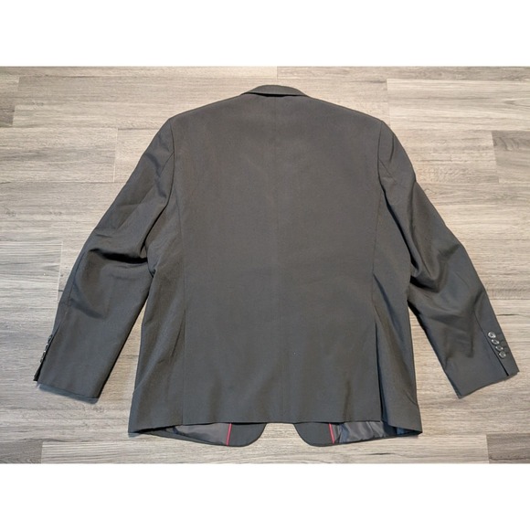 NWT Braveman Men's Dark Gray Classic Fit Double Vent Sports Coat Size 46R - Picture 10 of 10